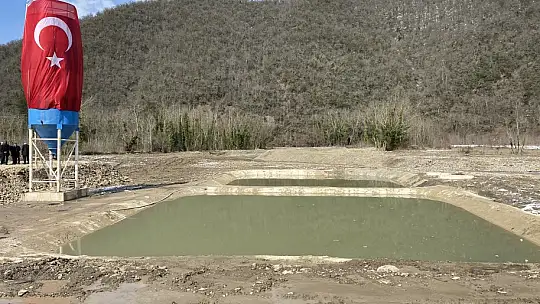 Bahçecik Yeraltı Barajı hizmete alındı