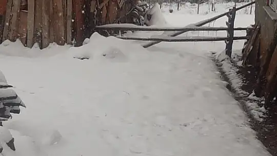 Bartın'ın zirvelerine kar yağıyor