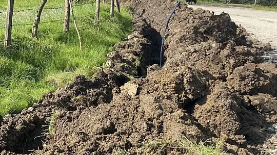 8 bin 100 metrelik içme suyu hattı döşendi