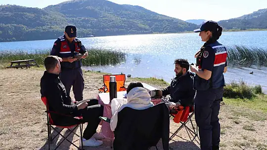 Abant'ın huzur ve güvenliği Nevin Teğmen'e emanet