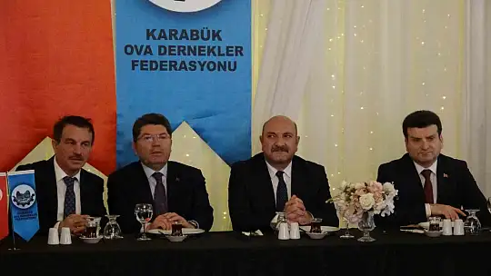 Adalet Bakanı Tunç, Bandırma Günü'nde Karabüklülerle bir araya geldi