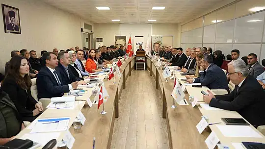 Afet riski azaltma planı yapıldı
