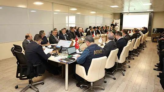 Afet riski azaltma planı yapıldı