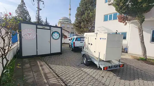 Afetlere hazırlıkta UMKE'ye mobil enerji desteği