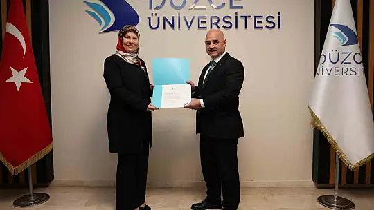 Akademik başarı belgeleri verildi