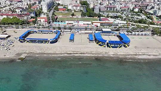 Alanya Belediyesi'nden ücretsiz plaj voleybolu etkinliği ve halk turnuvası