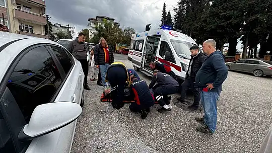 Alaplı'da motosiklet kazasında 1 kişi yaralandı