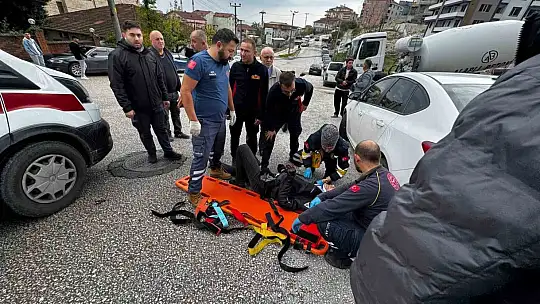 Alaplı'da motosiklet kazasında 1 kişi yaralandı