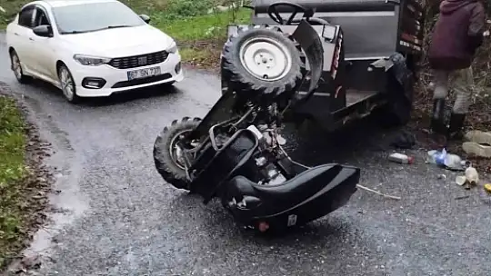 Alaplı'da pat pat kazası: 2 yaralı