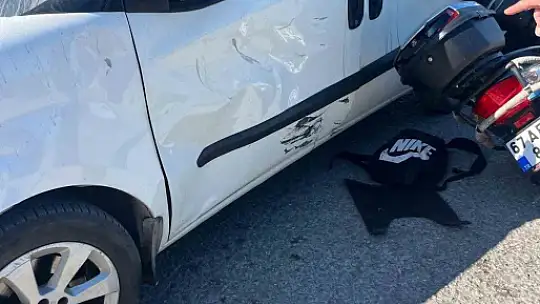 Alaplı'da zincirleme kaza Motosikletteki 2 kişi yaralandı