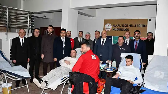 Alaplı Kaymakamlığı'nda kan bağışı etkinliği düzenlendi