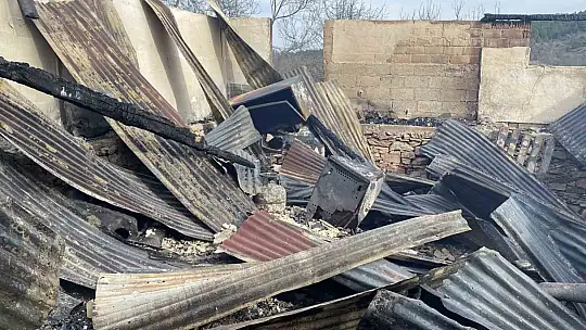 Alevlere teslim olan evde yanarak hayatını kaybetti