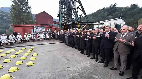 Amasra maden faciasında ölen 43 madenci unutulmadı