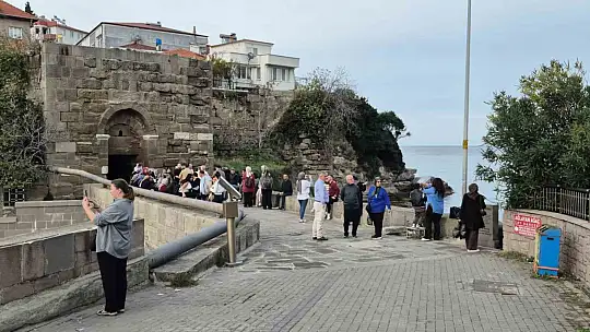 Amasra'ya kruvaziyer ile gelen sayısı 112 bini aştı
