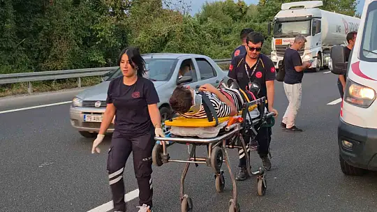 Anadolu Otoyolu'nda zincirleme kaza: 3 yaralı