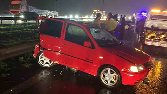 Anadolu Otoyolu'nda zincirleme kaza: 3 yaralı