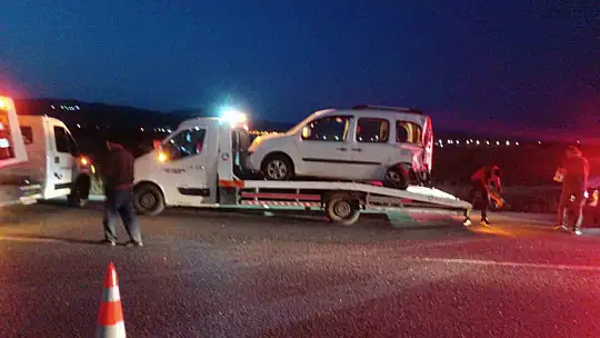 Ankara'da zincirleme trafik kazası: 1 yaralı