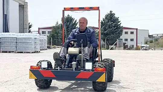 Ankaralı usta kendi imkanlarıyla go-kart yaptı, seri üretime geçti