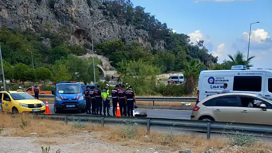 Antalya'da motosiklet kazası: 1 ölü