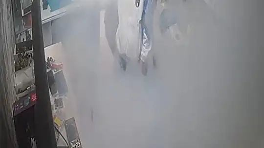 Arızalanan batarya tamir edilirken alev aldı