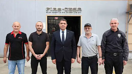 Av tüfeği üretim merkezinde inceleme