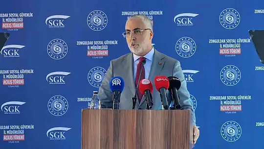 Bakan Işıkhan Zonguldak'ta yeni SGK binasını açtı: 122 milyon liralık yatırım
