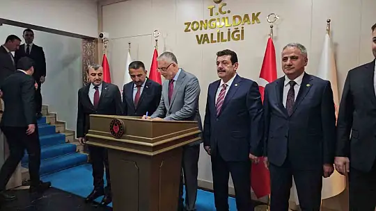 Bakan Işıkhan Zonguldak'ta ziyaretlerde bulundu