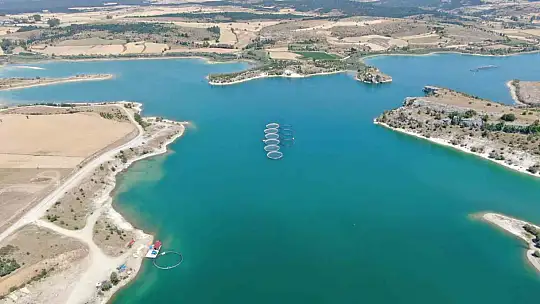 Balık kafesleri patladı, oltasını alan baraja koştu
