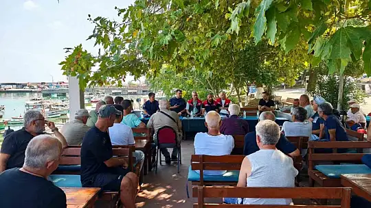 Balıkçılar denizlerin temiz tutulması konusunda bilgilendirildi