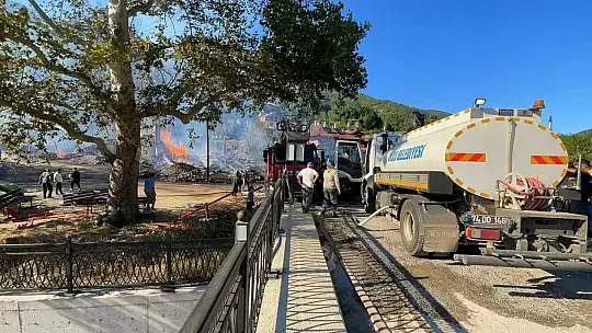 Bartın'da 2 saatte 8 yangın