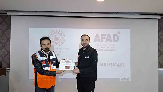 Bartın'da 74 AFAD gönüllüsüne sertifikaları verildi