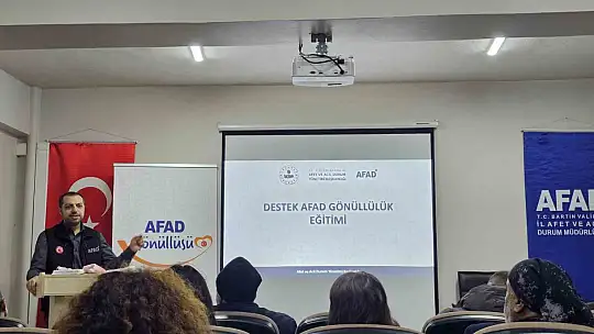 AFAD gönüllülerine farkındalık eğitimi