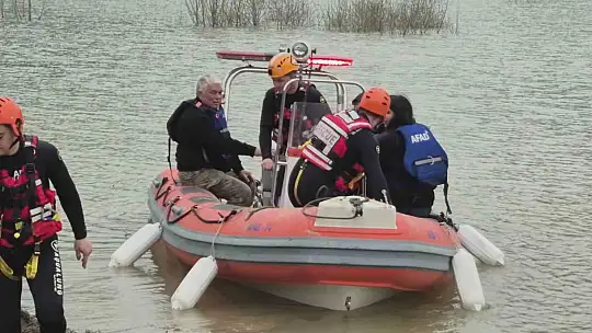 Bartın'da gerçeği aratmayan sel tatbikatı