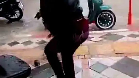 Bartın'da yağış ilginç görüntülere sahne oldu
