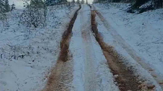 Bartın'a yılın ilk karı düştü