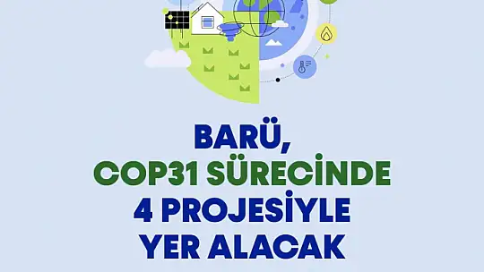 BARÜ, COP31 sürecinde 4 projesiyle yer alacak
