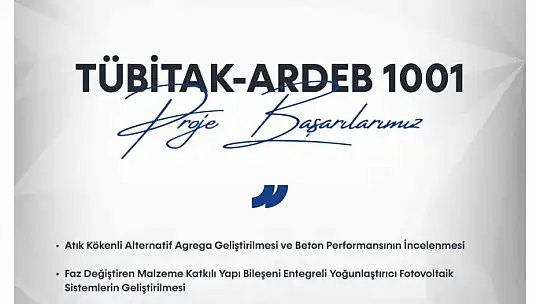 BARÜ'nün 2 projesine destek