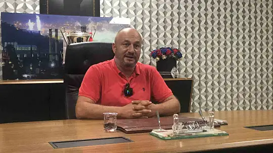 Başkan Aydım'da açıklama