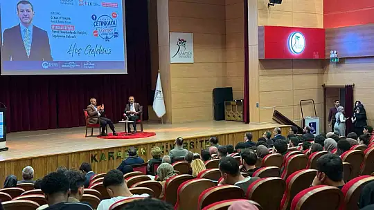 Başkan Çetinkaya'dan öğrencilerin kariyer yolculuğuna destek