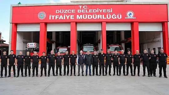Başkan Özlü itfaiye personelleri ile bir araya geldi