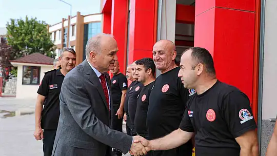Başkan Özlü itfaiye personelleri ile bir araya geldi