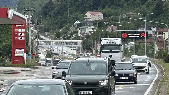Bayram tatilinden dönüş yoğunluğu başladı