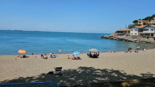 Bayramın tadını denizde çıkardılar