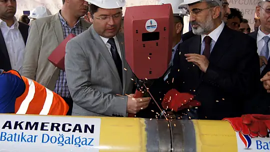 Muhtarlardan Tunç'a doğalgaz teşekkürü