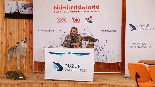 Bilim Kafe etkinliğinde yaban hayatı konuşuldu