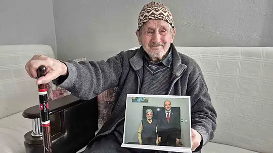 Bir asırlık ömre tanıklık eden Yılmaz'dan, Erdoğan'a anlamlı sözler: