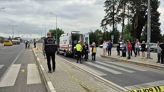 Bisikletli adam karşıya geçmeye çalışırken hayatını kaybetti