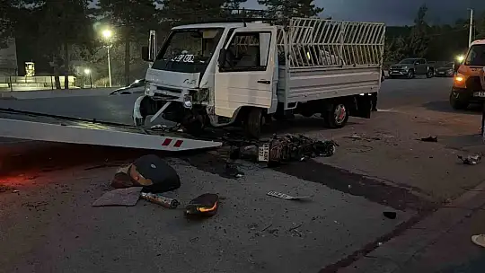 1 kişinin öldüğü feci kaza kamerada