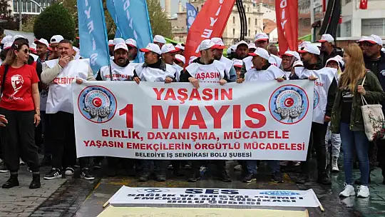 Bolu'da 1 Mayıs halaylar çekilerek kutlandı