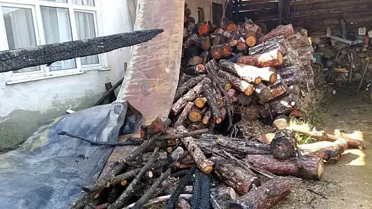 Bolu'da 2 katlı ev alevlere teslim oldu